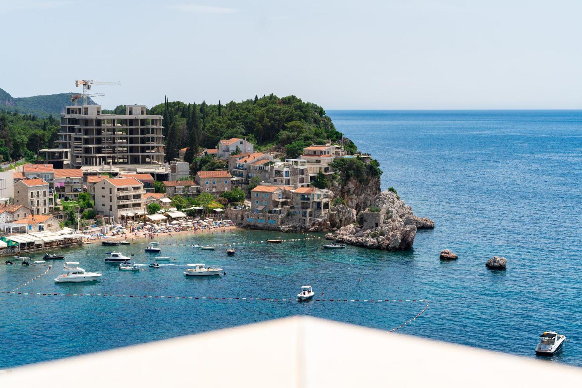 Niki Apartments Przno Sveti Stefan Exterior foto