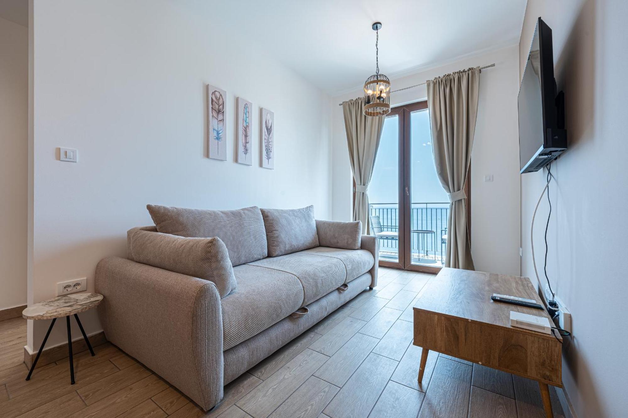 Niki Apartments Przno Sveti Stefan Exterior foto
